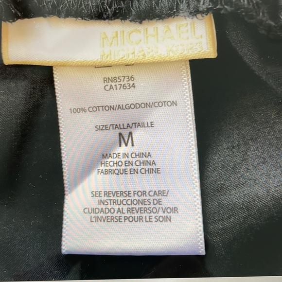 MICHAEL KORS WHITE WITH GOLD BUTTONS BLOUSE - Picture 7 of 7